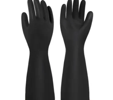 Industrial Black Hand Gloves