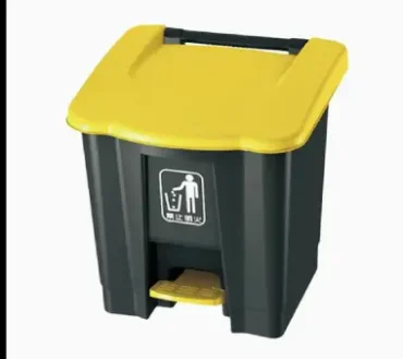 Slim Jim Step on Bin Front Pedal 30Ltr Yellow